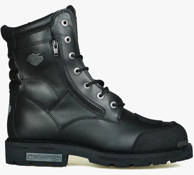 بوت نظامی مردانه Harley Davidson چرمی سیاه مدل Riddick 025M100552-B14 بوت نظامی مردانه Harley Davidson چرمی سیاه مدل Riddick 025M100552-B14