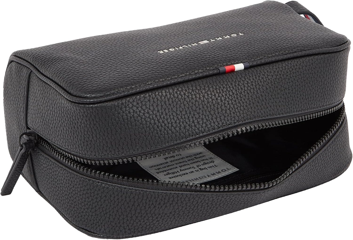 کیف لوازم بهداشتی مردانه Tommy Hilfiger مدل ESSENTIAL PU مشکی تکسایز کیف لوازم بهداشتی مردانه Tommy Hilfiger مدل ESSENTIAL PU مشکی تکسایز
