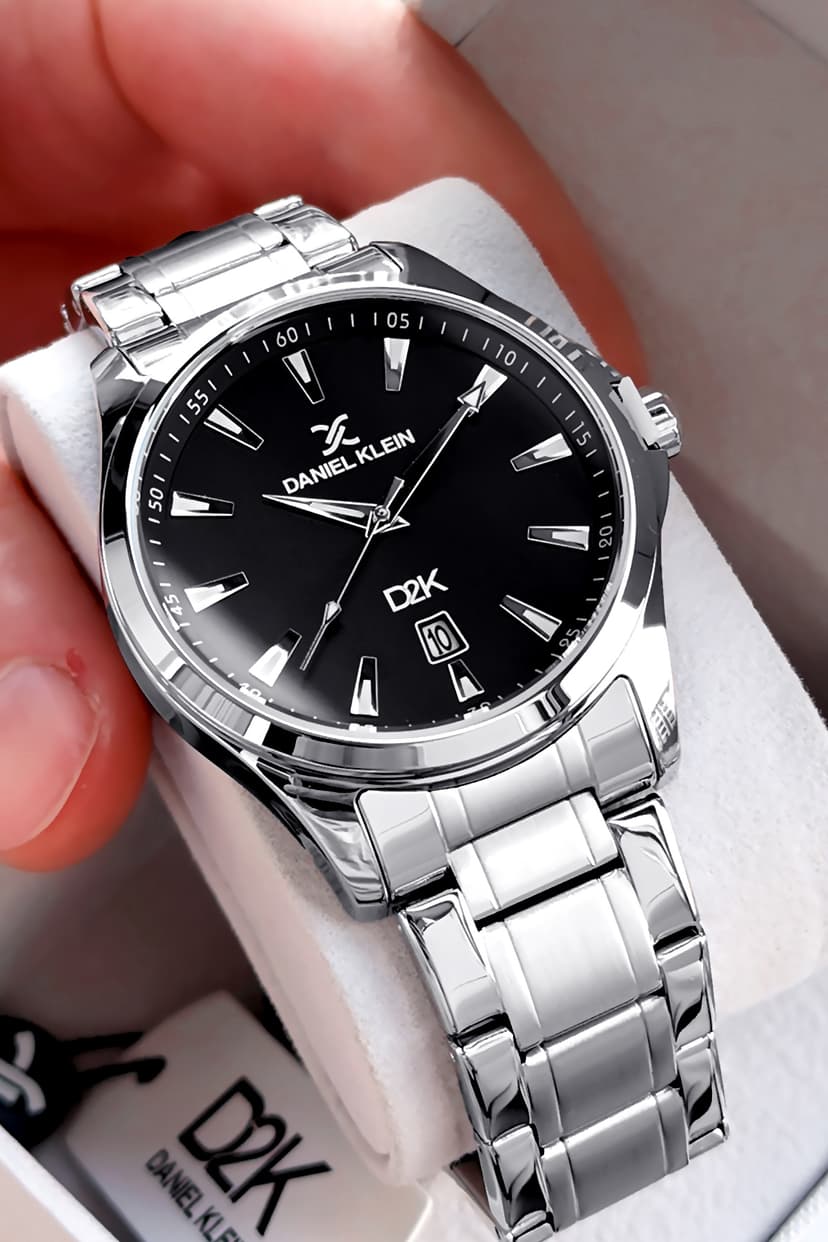 ساعت مچی مردانه Daniel Klein نقرهای بند فولادی مدل Dke2049c2 ساعت مچی مردانه Daniel Klein نقرهای بند فولادی مدل Dke2049c2