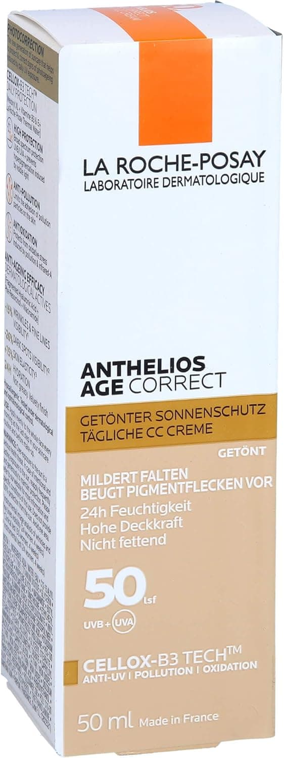 کرم ضد آفتاب رنگی ضد پیری La Roche-Posay Anthelios Age Correct 50 ml کرم ضد آفتاب رنگی ضد پیری La Roche-Posay Anthelios Age Correct 50 ml