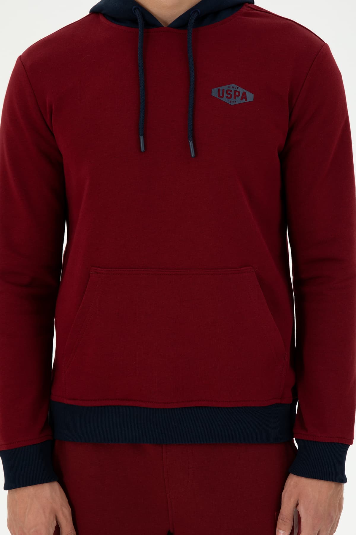 سوئیشرت مردانه U.S. Polo Assn. بوردو مدل 50293440-VR014 سوئیشرت مردانه U.S. Polo Assn. بوردو مدل 50293440-VR014