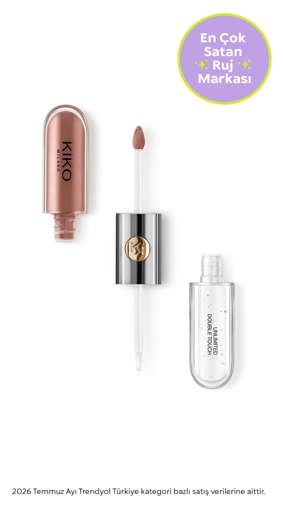 لیپ استیک مایع KIKO Unlimited Double Touch رز طبیعی 103 مات/براق لیپ استیک مایع KIKO Unlimited Double Touch رز طبیعی 103 مات/براق