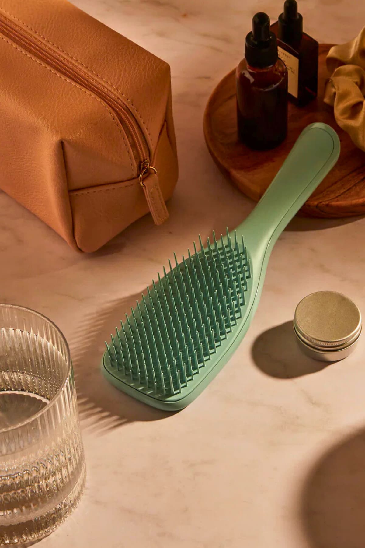 شانه مو برای موهای نازک و حساس Tangle Teezer ضدشکستگی مدل The Ultimate Detangler سبزآبی تیره شانه مو برای موهای نازک و حساس Tangle Teezer ضدشکستگی مدل The Ultimate Detangler سبزآبی تیره