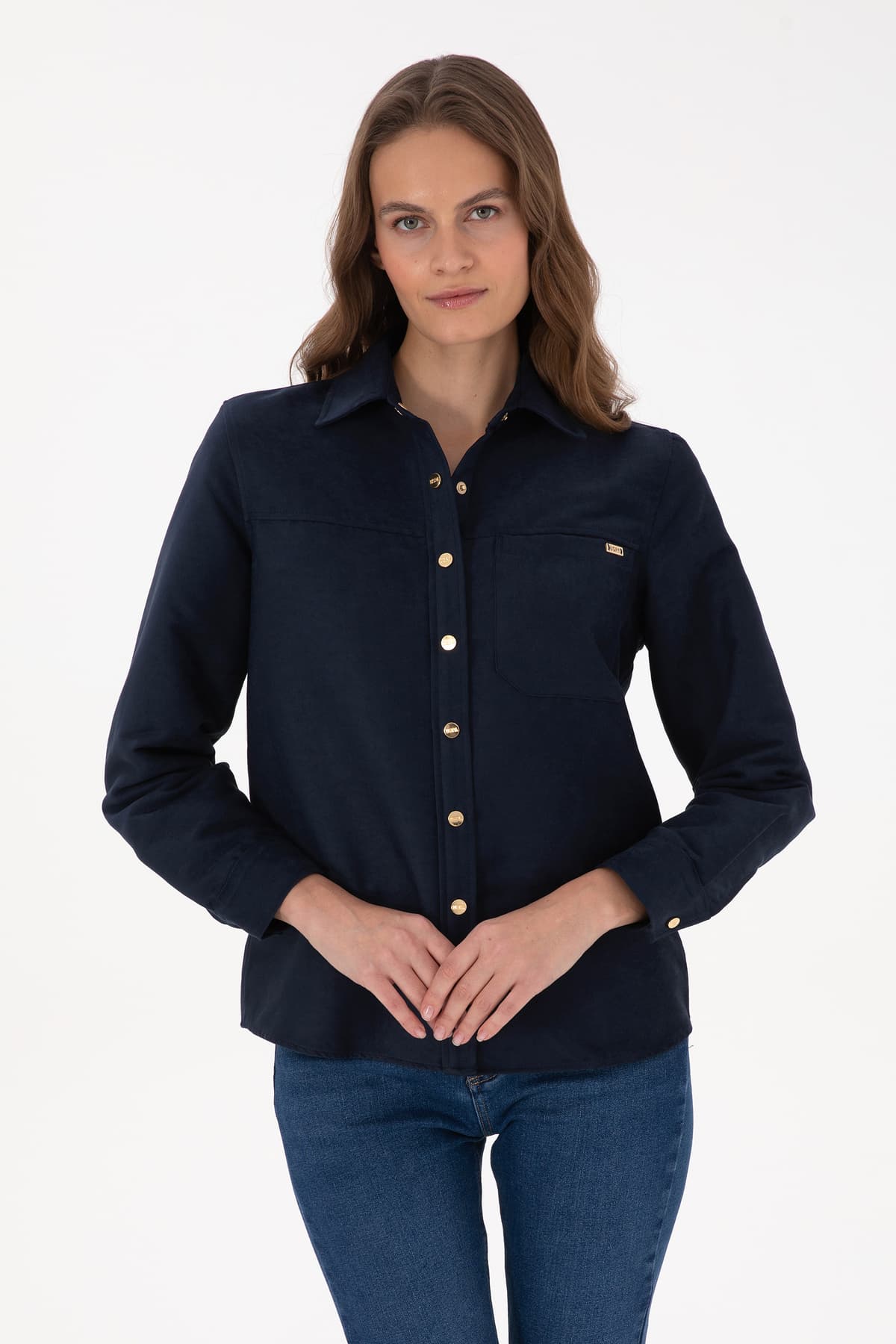 پیراهن زنانه U.S. Polo Assn. سرمهای آستینبلند مدل 50317242-VR033 پیراهن زنانه U.S. Polo Assn. سرمهای آستینبلند مدل 50317242-VR033