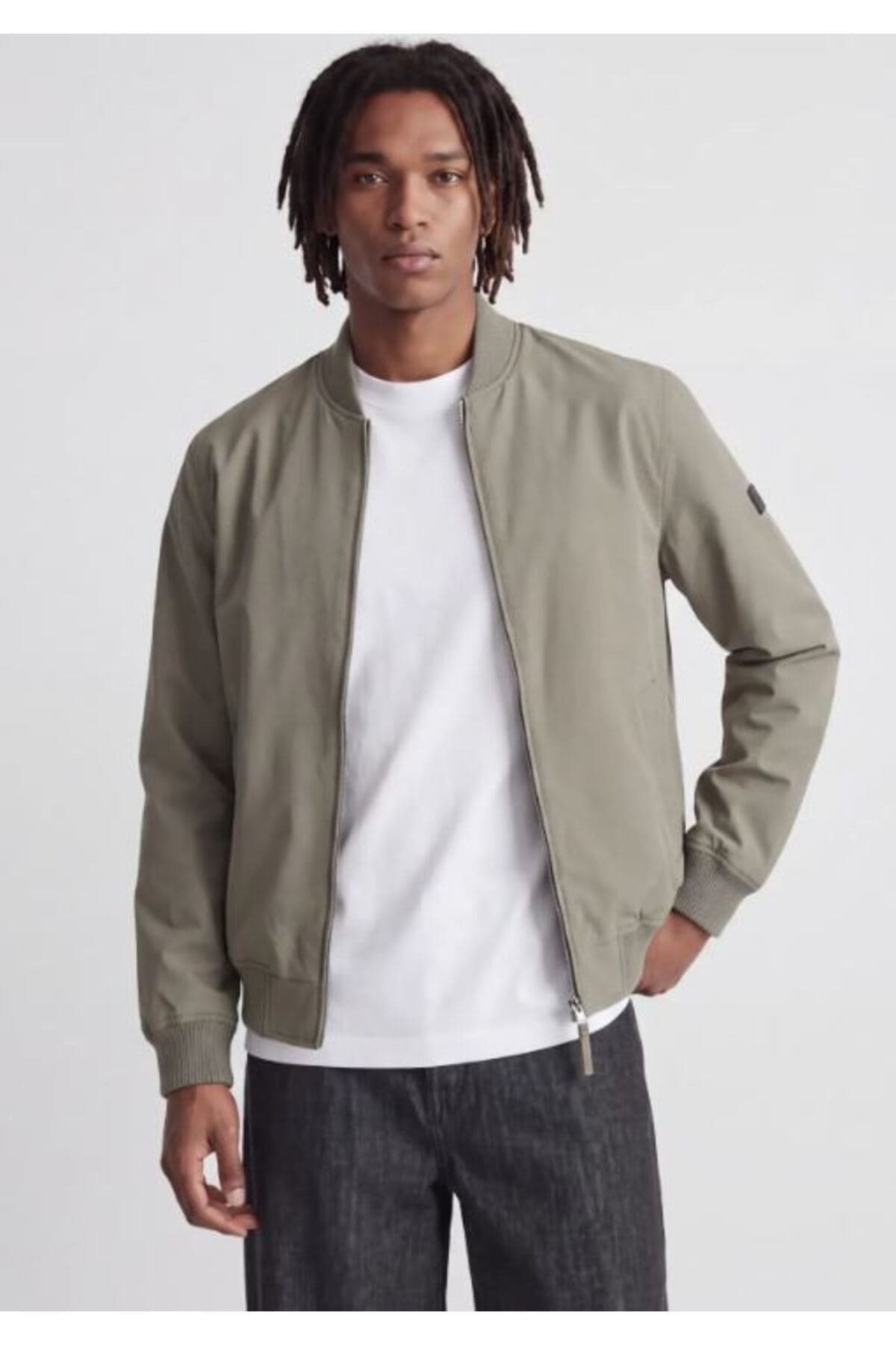 کت بامبر مردانه Jack & Jones خاکی مدل JPRBLAJOSH 12301234 کت بامبر مردانه Jack & Jones خاکی مدل JPRBLAJOSH 12301234