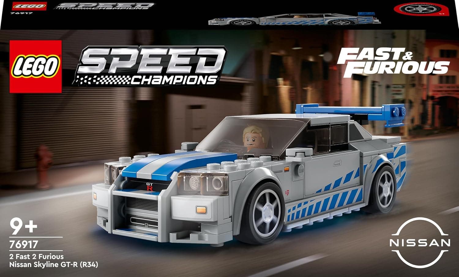مجموعه ساختنی لگو Speed Champions سریع و خشن Nissan Skyline GT-R (R34) مدل 76917 مجموعه ساختنی لگو Speed Champions سریع و خشن Nissan Skyline GT-R (R34) مدل 76917