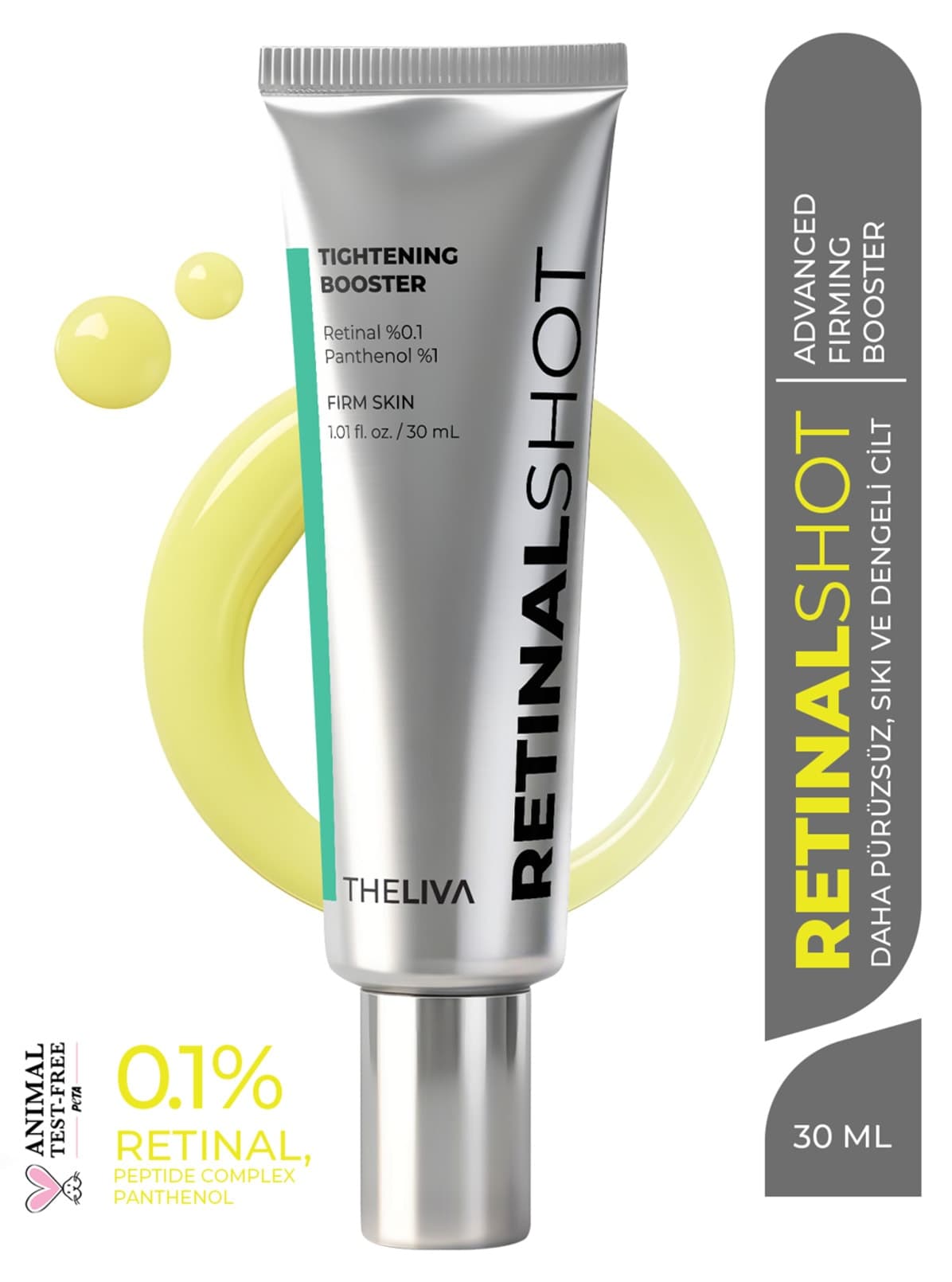 کرم شب سفتکننده و بازسازیکننده صورت The Liva حاوی Retinal مدل 30 ml کرم شب سفتکننده و بازسازیکننده صورت The Liva حاوی Retinal مدل 30 ml