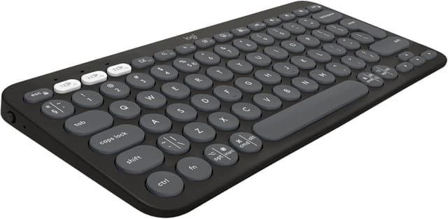 کیبورد Logitech بیسیم مشکی TKL Q مدل Pebble Keys 2 K380S 920-011859 کیبورد Logitech بیسیم مشکی TKL Q مدل Pebble Keys 2 K380S 920-011859