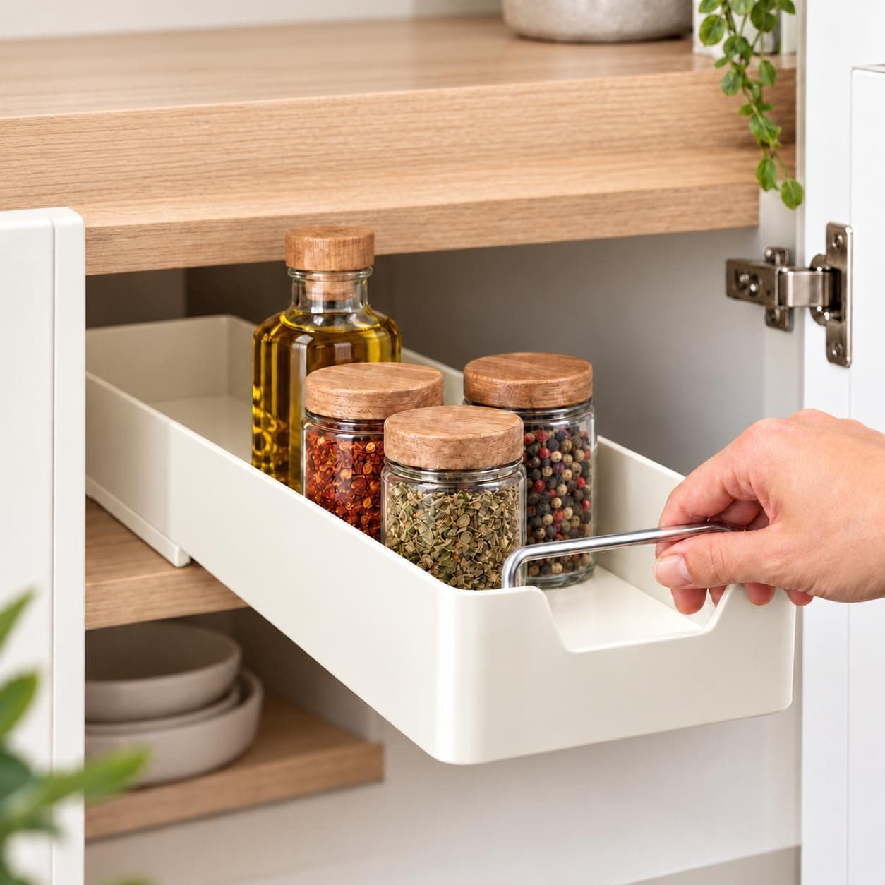 ارگانایزر ریلی کشویی Orret Home 34 x 13,5 x 6,5 cm کوچک ارگانایزر ریلی کشویی Orret Home 34 x 13,5 x 6,5 cm کوچک