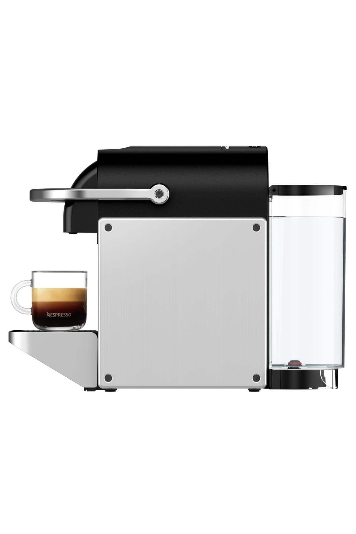 قهوهساز Nespresso نقرهای مدل D62 Pixie قهوهساز Nespresso نقرهای مدل D62 Pixie