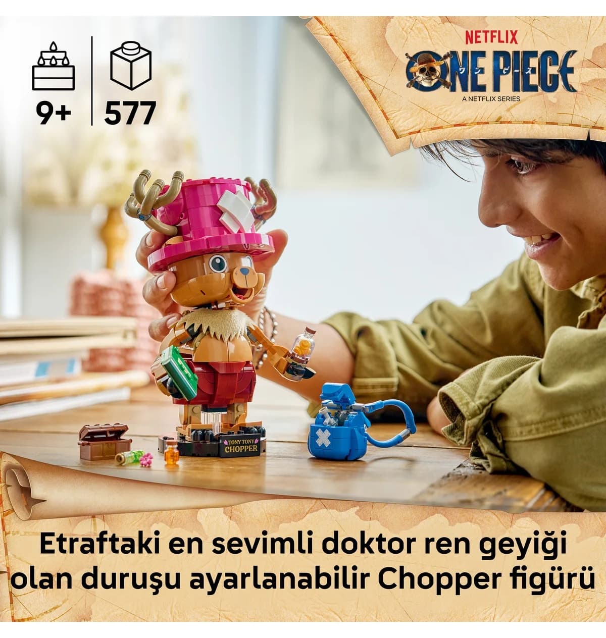 لگو ONE PIECE Tony Tony Chopper مدل 75643 با 577 قطعه لگو ONE PIECE Tony Tony Chopper مدل 75643 با 577 قطعه
