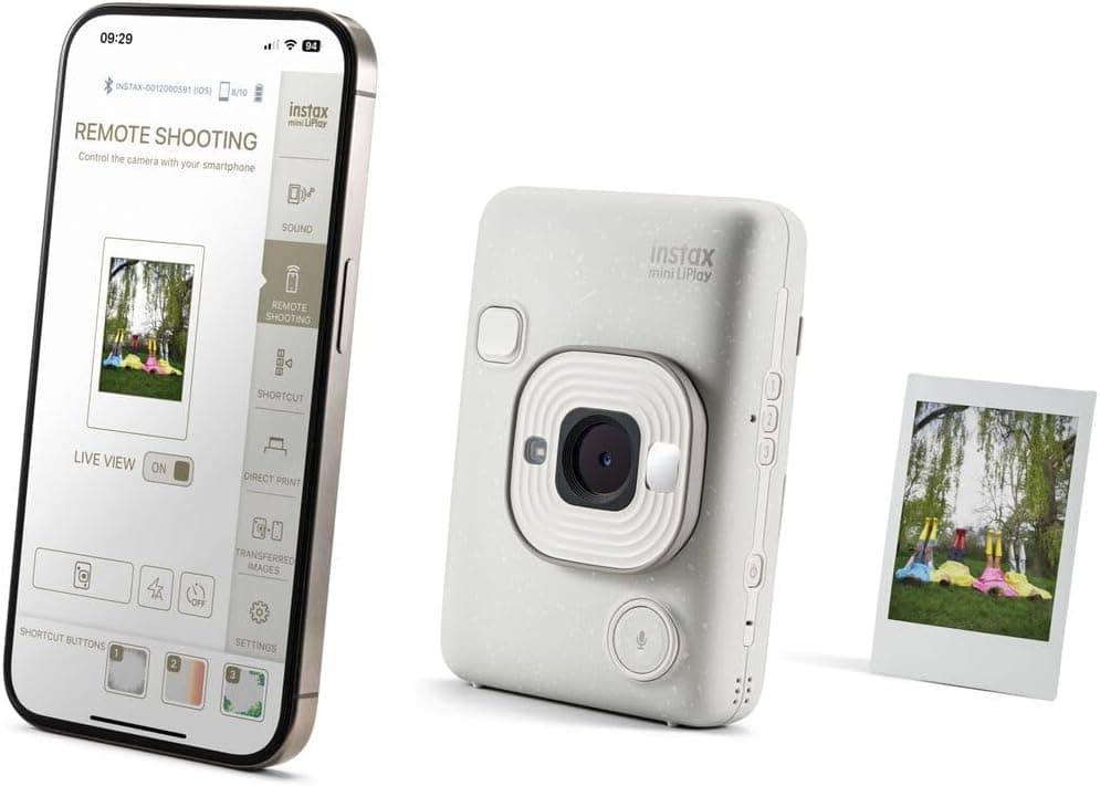 دوربین چاپ فوری instax Mini LiPlay سفید مهآلود دوربین چاپ فوری instax Mini LiPlay سفید مهآلود