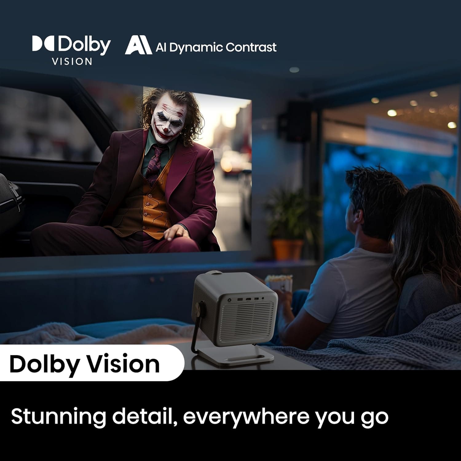 ویدئو پروژکتور هوشمند DLP لیزری Hisense مدل M2 PRO با رزولوشن 4K و HDR، 1300 Lumens، HSR 240Hz و Dolby Vision ویدئو پروژکتور هوشمند DLP لیزری Hisense مدل M2 PRO با رزولوشن 4K و HDR، 1300 Lumens، HSR 240Hz و Dolby Vision