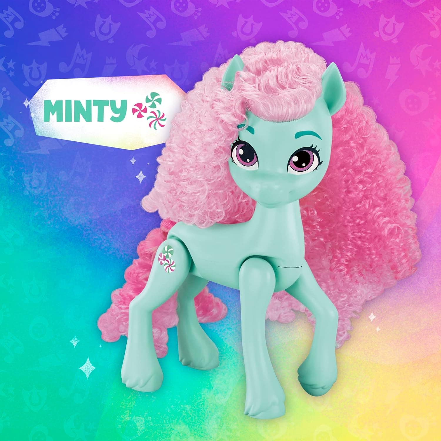 مجموعه ۶تایی عروسک اسب تکشاخ My Little Pony برای دختران و پسران ۳ ساله، مدل Rainbow Celebration، 5.5-Inch مجموعه ۶تایی عروسک اسب تکشاخ My Little Pony برای دختران و پسران ۳ ساله، مدل Rainbow Celebration، 5.5-Inch