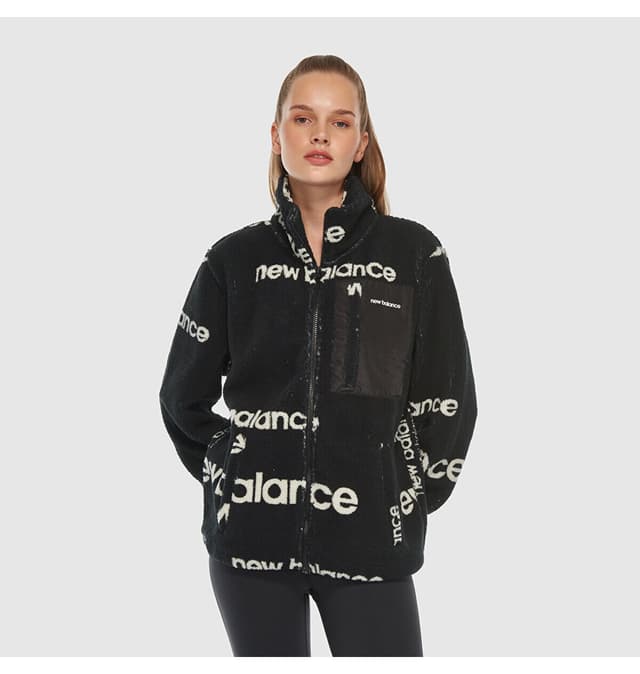 ژاکت یونیسکس New Balance پولار مشکی مدل UNC3358 ژاکت یونیسکس New Balance پولار مشکی مدل UNC3358