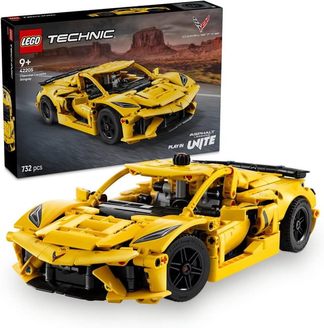 لگو 42205 Technic Chevrolet Corvette Stingray لگو 42205 Technic Chevrolet Corvette Stingray