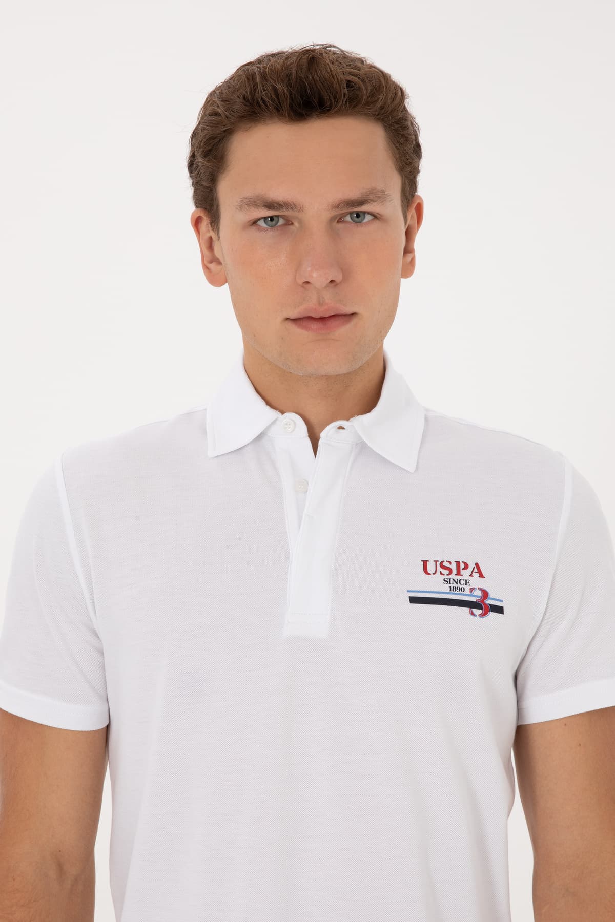 تیشرت مردانه U.S. Polo Assn. فیت معمولی یقه پولو سفید مدل 50324803-VR013 تیشرت مردانه U.S. Polo Assn. فیت معمولی یقه پولو سفید مدل 50324803-VR013