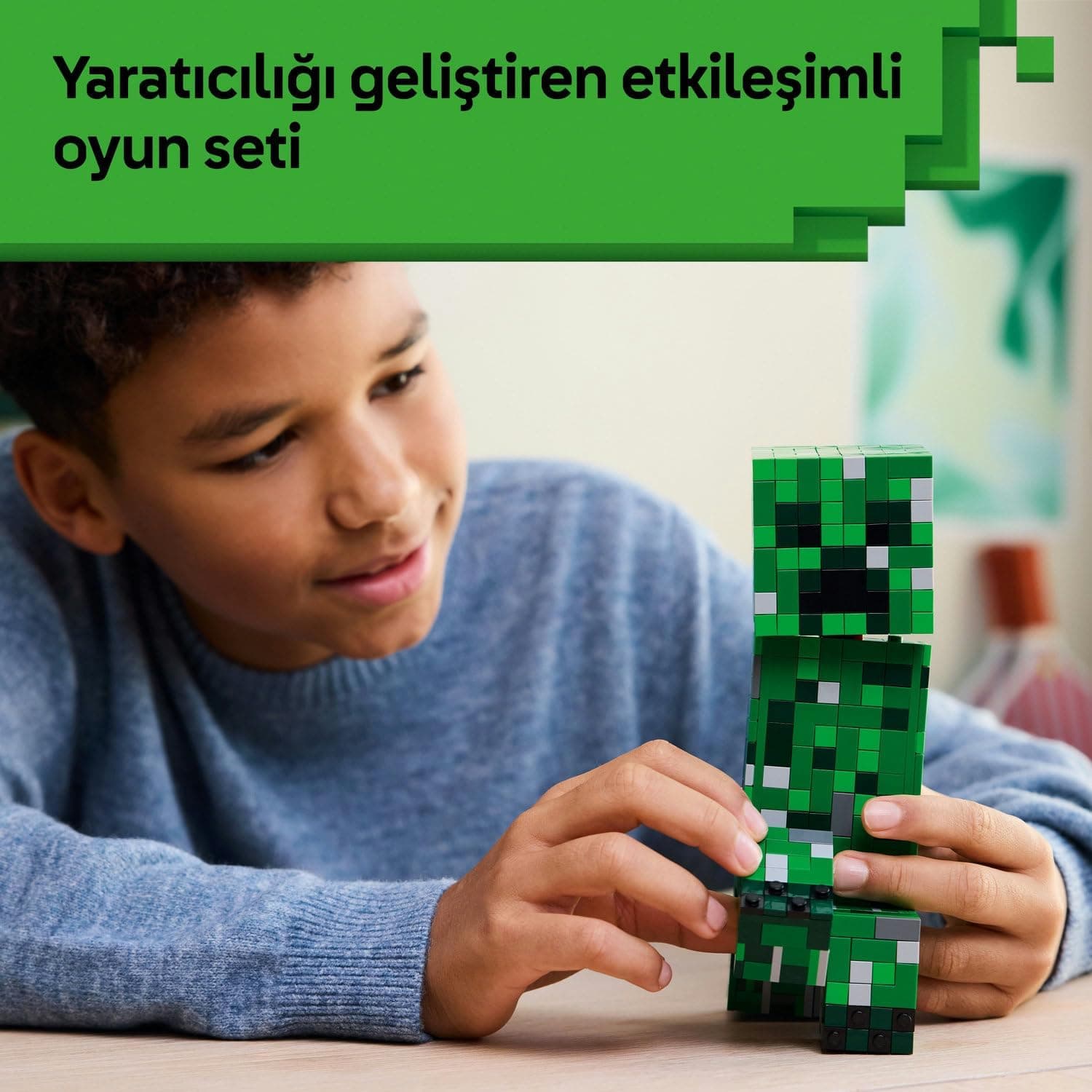 لگو سری Minecraft مدل Creeper 21276 لگو سری Minecraft مدل Creeper 21276