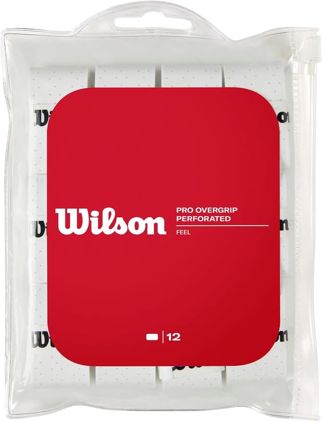 روکش دسته راکت تنیس بزرگسالان یونیسکس Wilson سوراخدار Pro Perforated روکش دسته راکت تنیس بزرگسالان یونیسکس Wilson سوراخدار Pro Perforated
