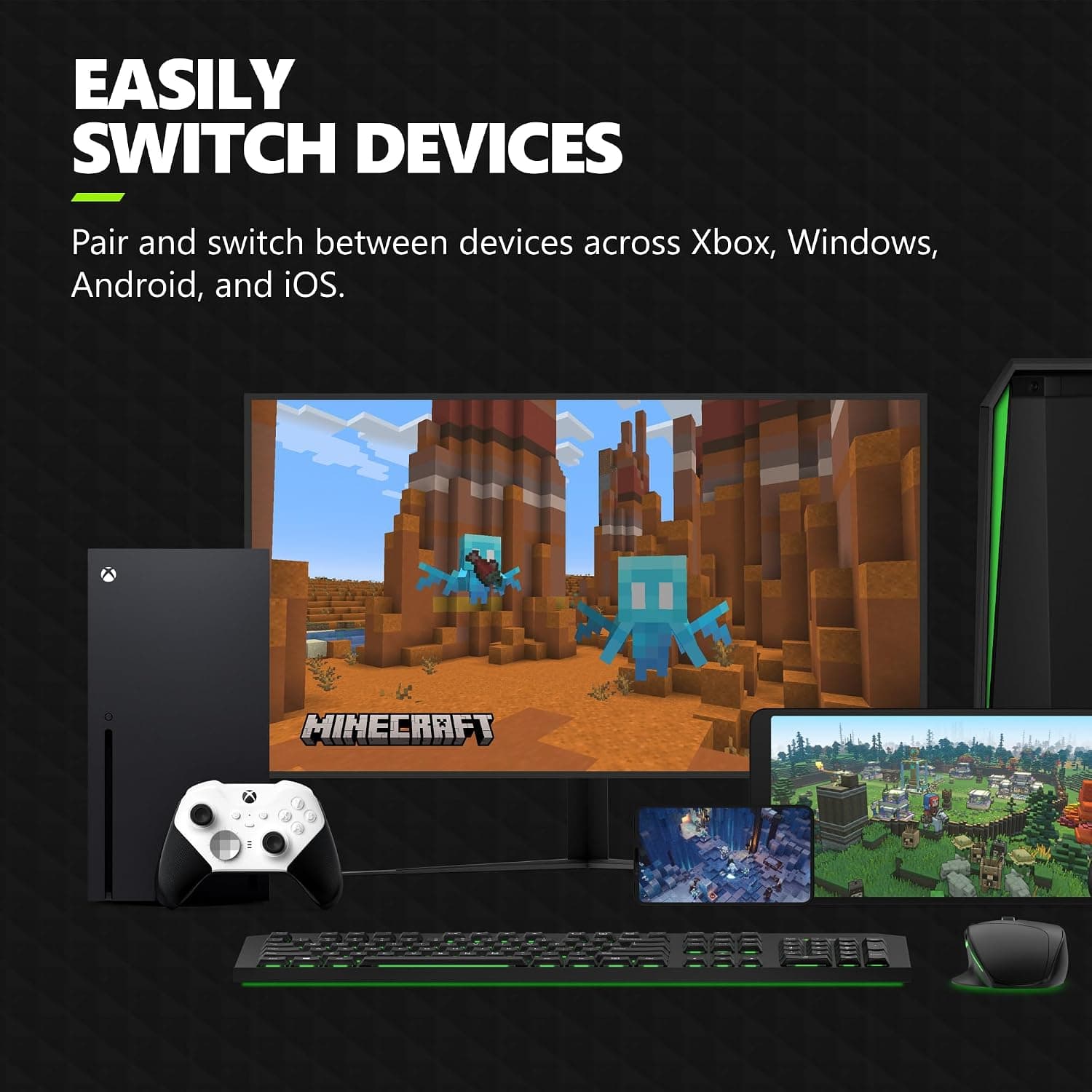 کنترلر بازی Xbox بیسیم سفید مدل Elite Series 2 Core کنترلر بازی Xbox بیسیم سفید مدل Elite Series 2 Core