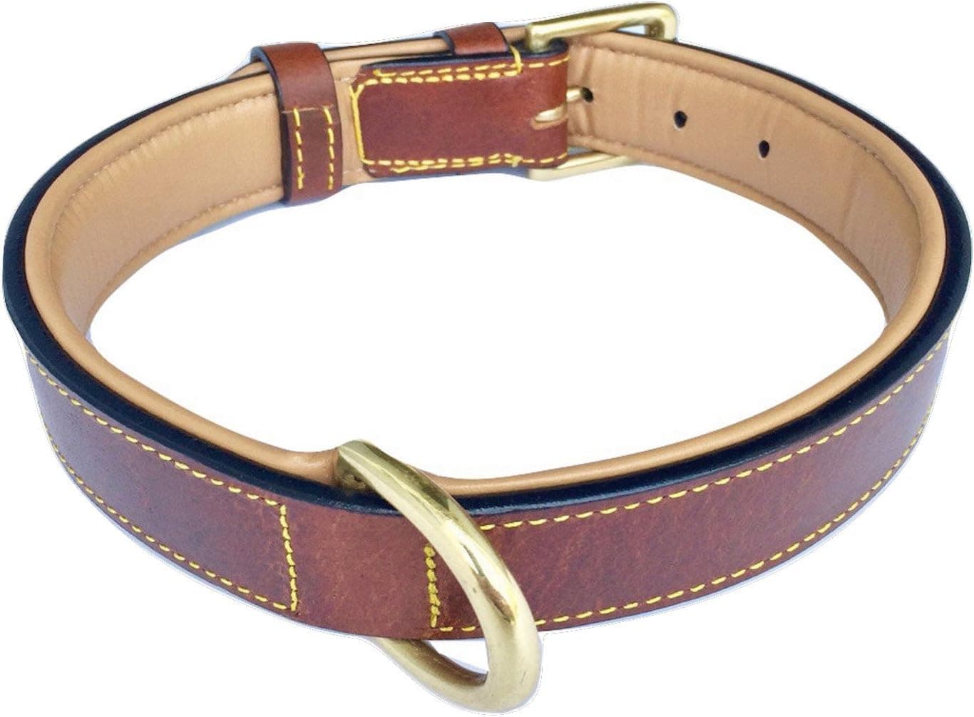 قلاده سگ مردانه Soft Touch Collars چرم اصل پدار قهوهای متوسط 50.8×2.5cm قلاده سگ مردانه Soft Touch Collars چرم اصل پدار قهوهای متوسط 50.8×2.5cm