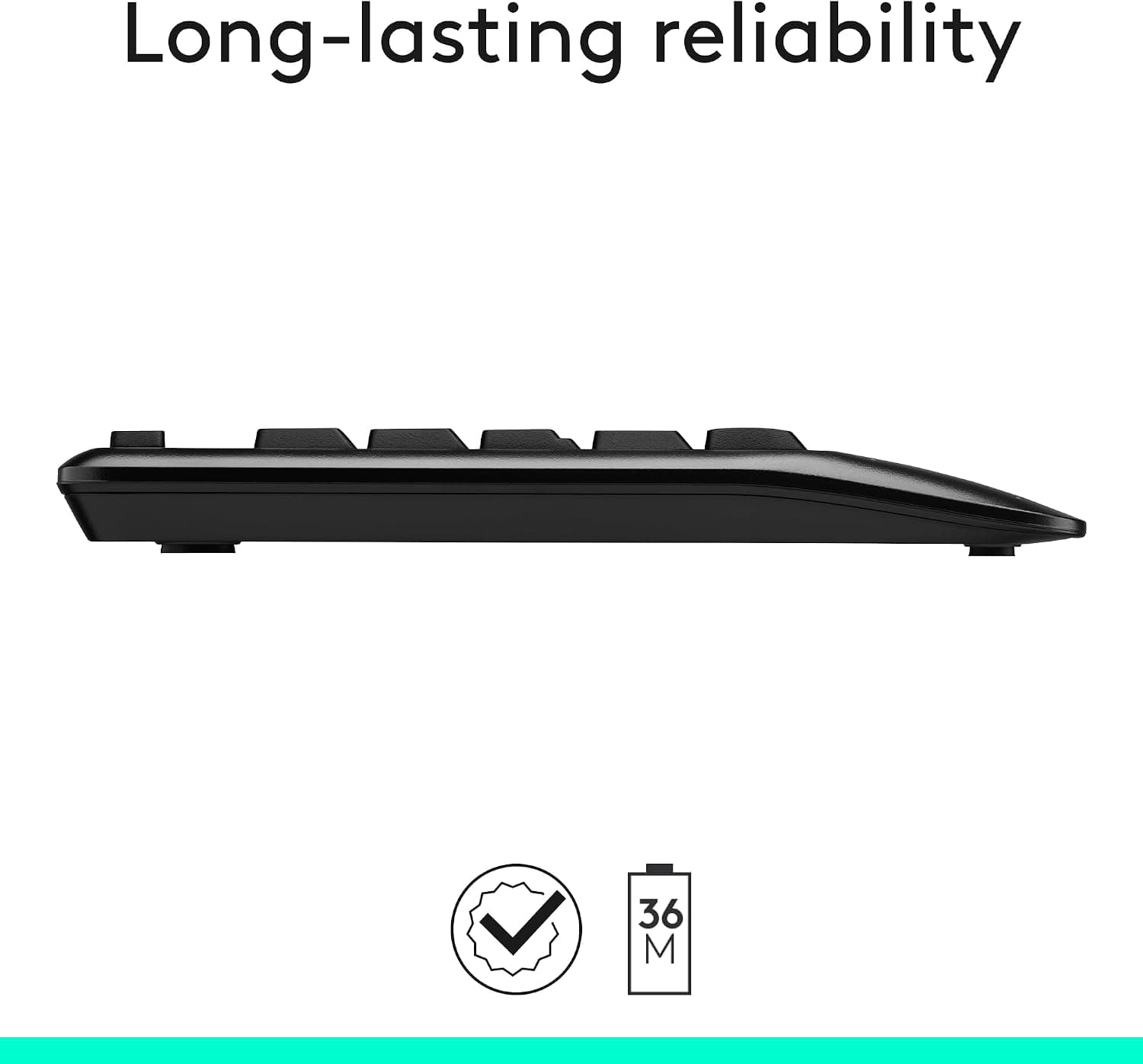 ست کیبورد و ماوس بیسیم Logitech مدل MK345، کیبورد فولسایز، چیدمان عربی، مشکی ست کیبورد و ماوس بیسیم Logitech مدل MK345، کیبورد فولسایز، چیدمان عربی، مشکی