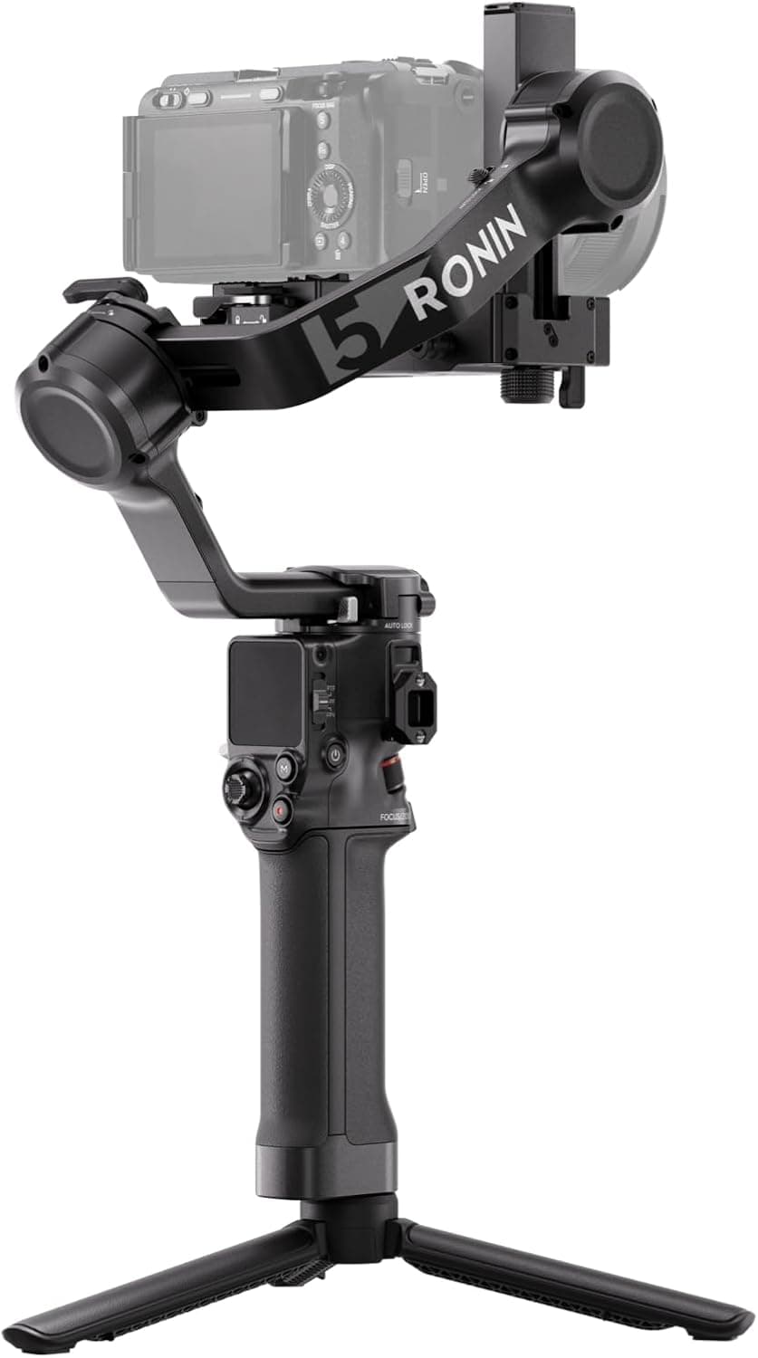 گیمبال لرزشگیر دوربین DJI مدل RS 5 Combo، سازگار با Canon/Sony/Panasonic/Nikon/Fujifilm، ردیابی هوشمند، نسخه امارات با گارانتی رسمی گیمبال لرزشگیر دوربین DJI مدل RS 5 Combo، سازگار با Canon/Sony/Panasonic/Nikon/Fujifilm، ردیابی هوشمند، نسخه امارات با گارانتی رسمی