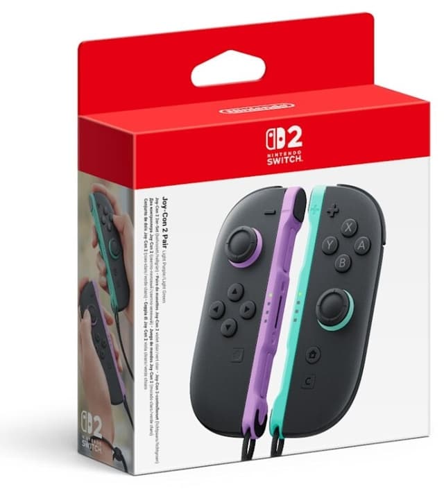 جویکان Nintendo Switch 2 رنگ بنفش و سبز با گارانتی وارد کننده جویکان Nintendo Switch 2 رنگ بنفش و سبز با گارانتی وارد کننده