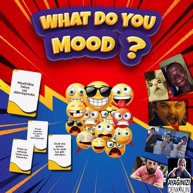 بازی کارتی گروهی Molfy مدل What Do You Mood Moodun Ne Hangisi Mod Moodun Do You Meme بازی کارتی گروهی Molfy مدل What Do You Mood Moodun Ne Hangisi Mod Moodun Do You Meme