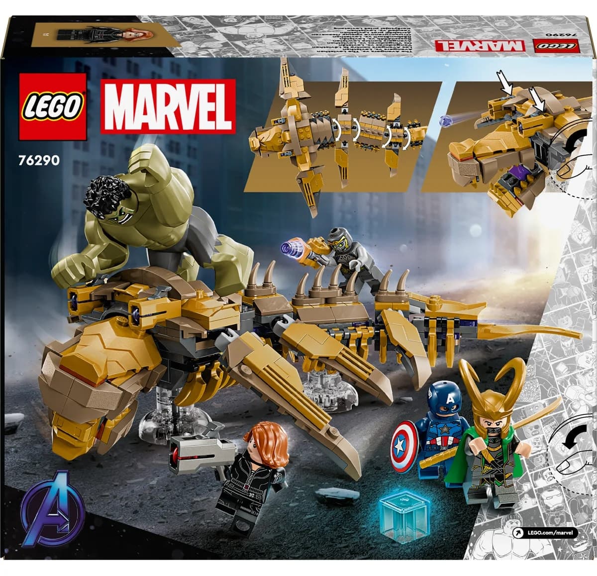 لگو Marvel Avengers خلاقانه علیه Leviathan مدل 76290 347P لگو Marvel Avengers خلاقانه علیه Leviathan مدل 76290 347P