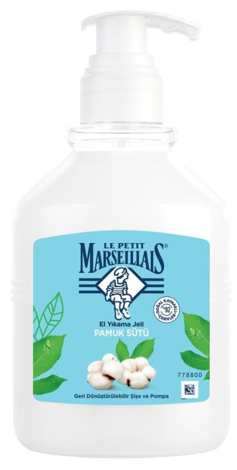 صابون مایع Le Petit Marseillais شیر پنبه 500 ML صابون مایع Le Petit Marseillais شیر پنبه 500 ML