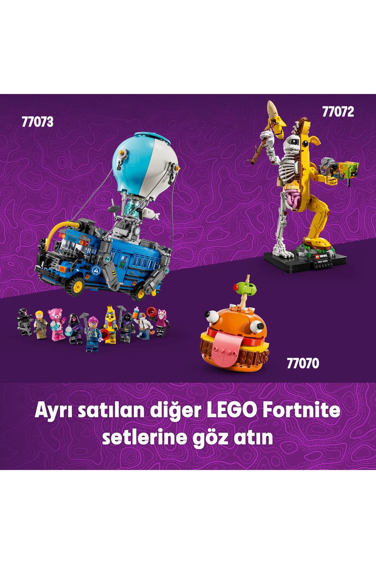 ست ساختنی اسباببازی 12+ لگو Fortnite لامای مهمات مدل 77071 (691 قطعه) ست ساختنی اسباببازی 12+ لگو Fortnite لامای مهمات مدل 77071 (691 قطعه)