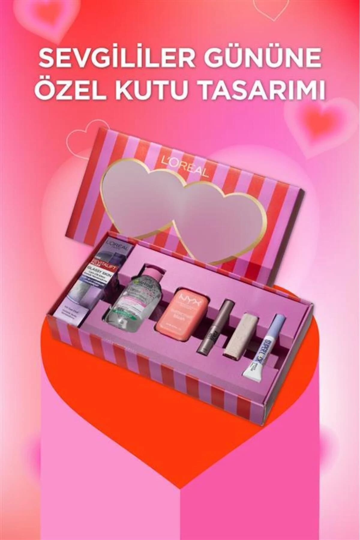 جعبه هدیه منتخب محصولات زیبایی L'Oreal Paris جعبه هدیه منتخب محصولات زیبایی L'Oreal Paris