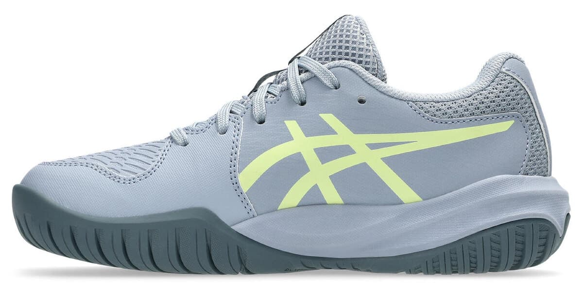 کفش تنیس Asics GEL-RESOLUTION X GS نعنای یخی و آبی مدل 1044A081-402 کفش تنیس Asics GEL-RESOLUTION X GS نعنای یخی و آبی مدل 1044A081-402