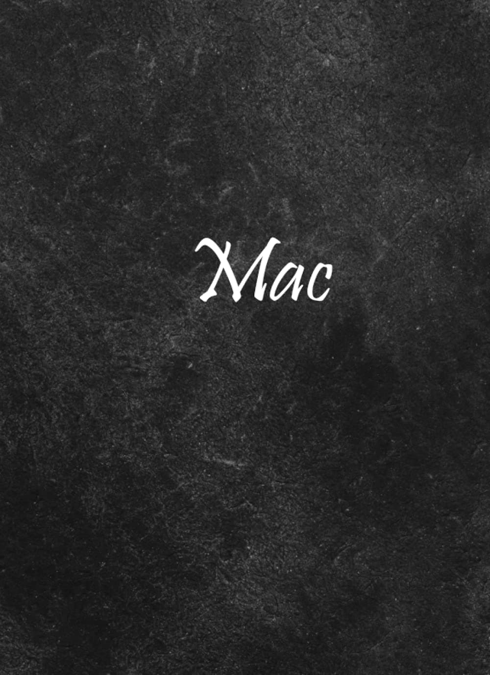 دفترچه یادداشت دخترانه Mac نام شخصی خطدار پهن 8.5x11 inch 160 صفحه دفترچه یادداشت دخترانه Mac نام شخصی خطدار پهن 8.5x11 inch 160 صفحه