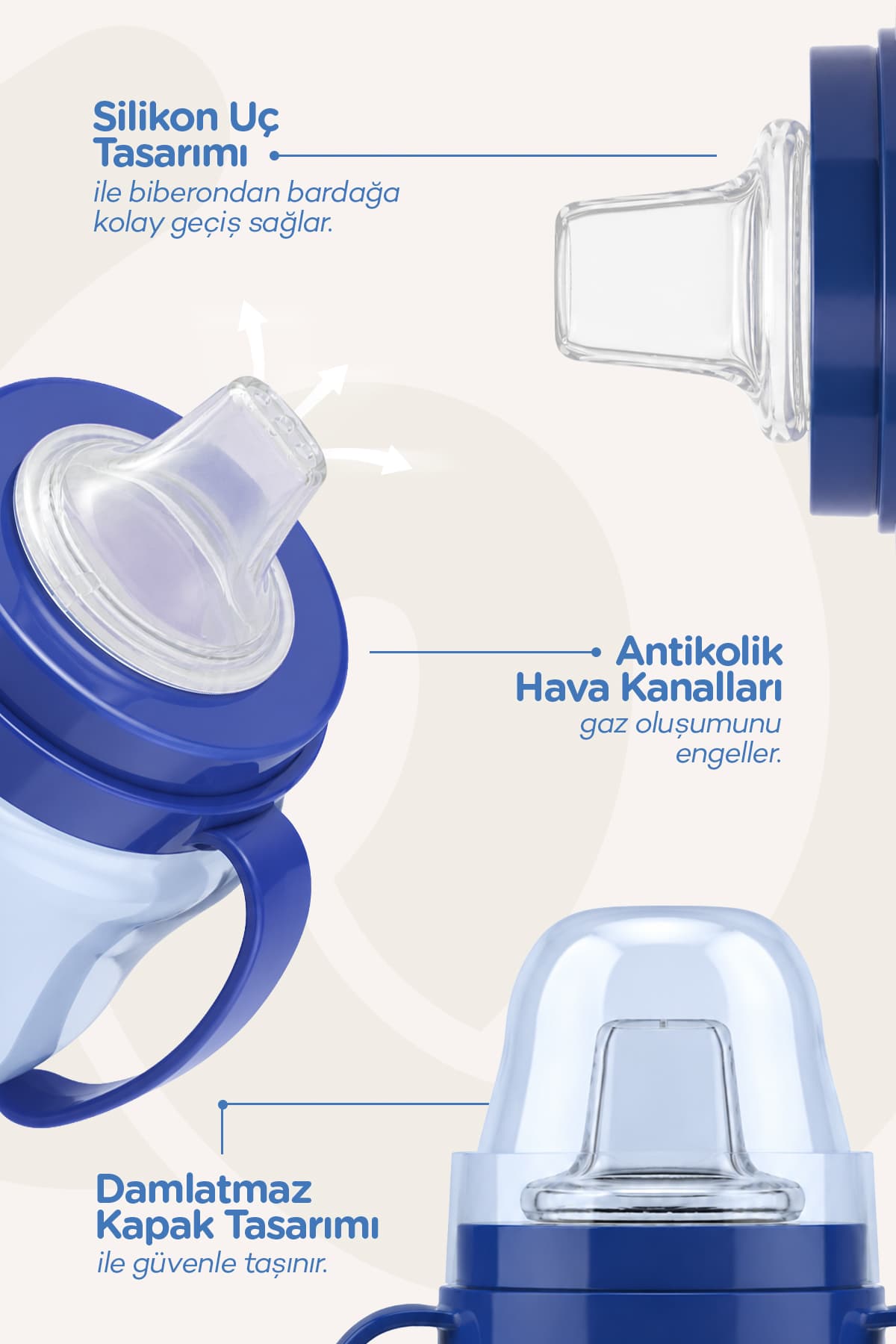 لیوان آموزشی دستهدار بچه Wee Baby Galaxy 250ml 6+ ماه آبی لیوان آموزشی دستهدار بچه Wee Baby Galaxy 250ml 6+ ماه آبی
