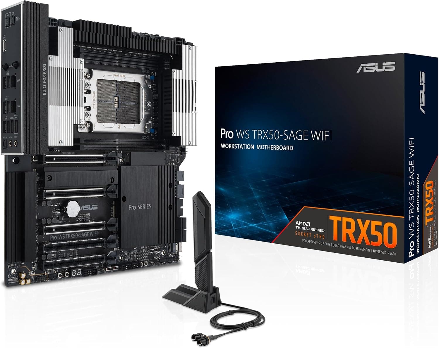 مادربرد ASUS PRO WS TRX50-SAGE WIFI A WiFi7 AMD STR5 مادربرد ASUS PRO WS TRX50-SAGE WIFI A WiFi7 AMD STR5