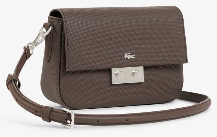 کیف دوشی زنانه Lacoste قهوهای Daily City کیف دوشی زنانه Lacoste قهوهای Daily City