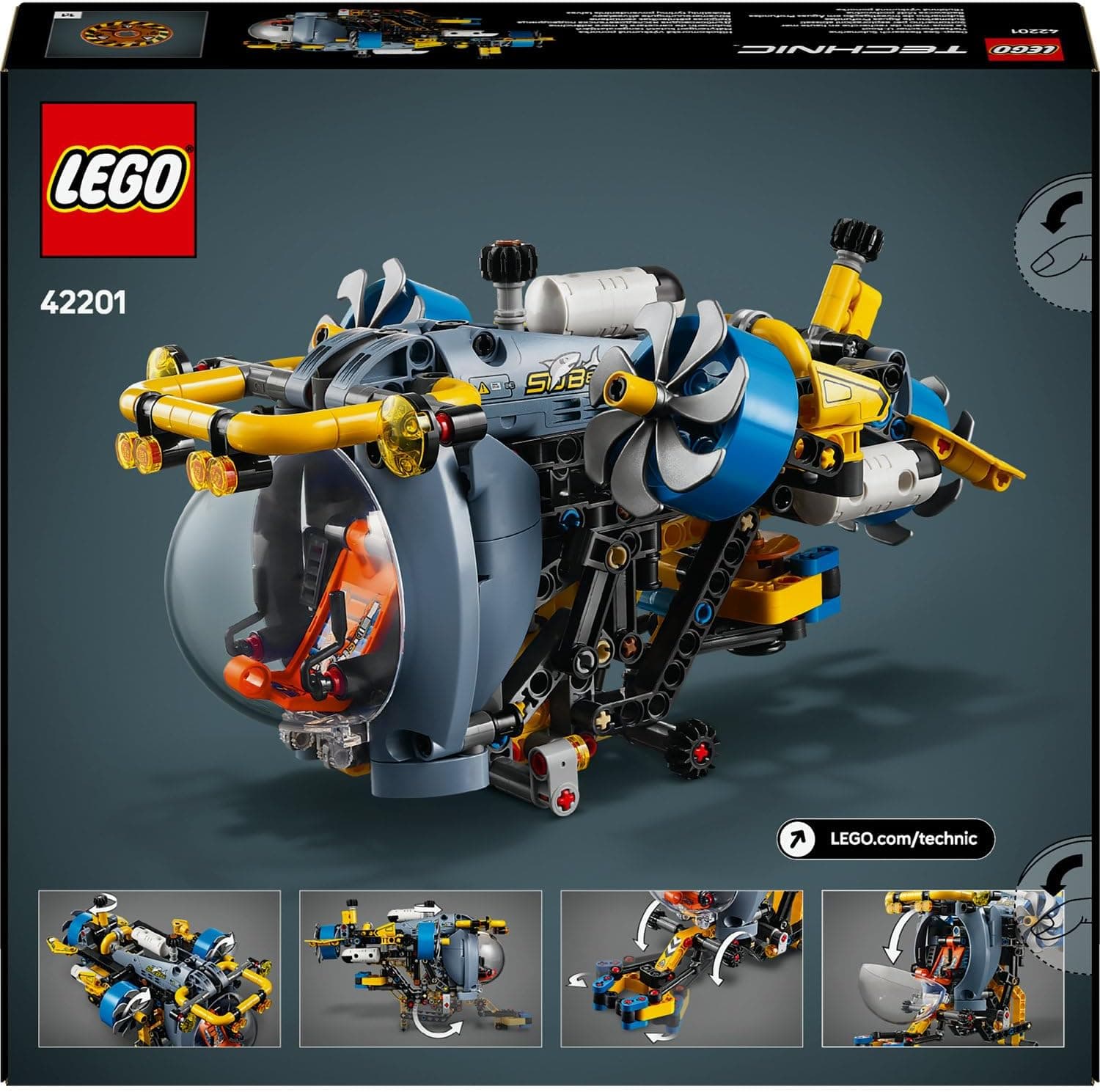 لگو Technic زیردریایی تحقیقاتی اعماق دریا مدل 42201 لگو Technic زیردریایی تحقیقاتی اعماق دریا مدل 42201