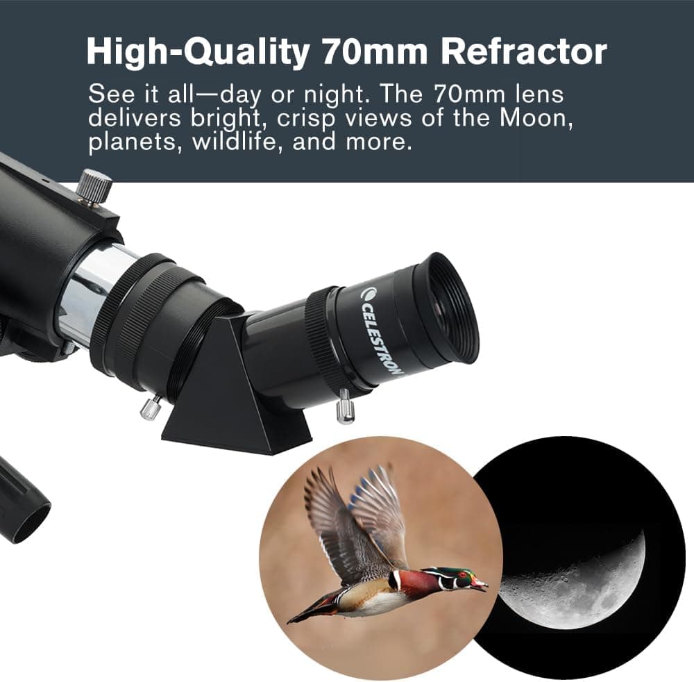 تلسکوپ Celestron Travel Scope 70 مدل CL 21035 تلسکوپ Celestron Travel Scope 70 مدل CL 21035