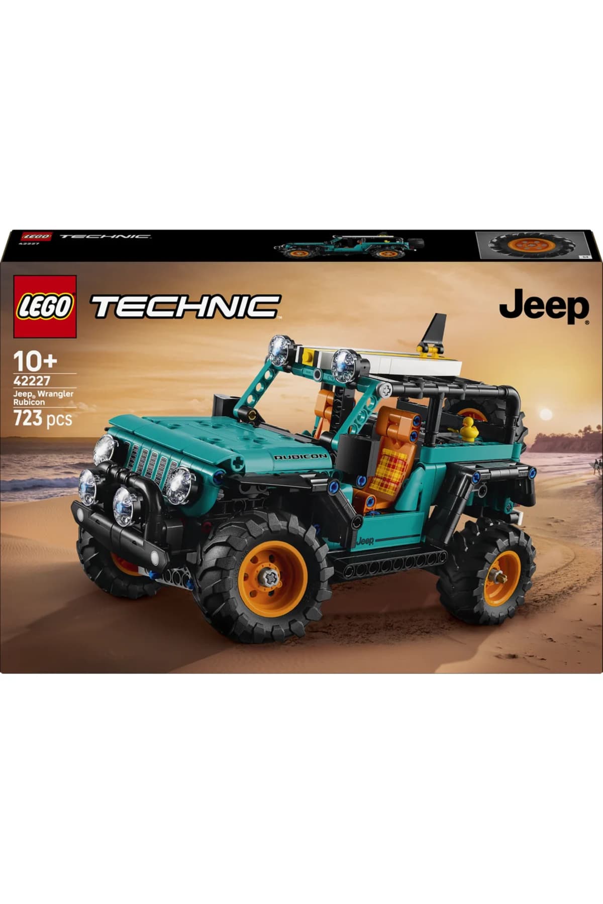 ست ساختنی برای بالای ۱۰ سال لگو Technic مدل SUV Jeep Wrangler Rubicon 42227 (723 قطعه) ست ساختنی برای بالای ۱۰ سال لگو Technic مدل SUV Jeep Wrangler Rubicon 42227 (723 قطعه)