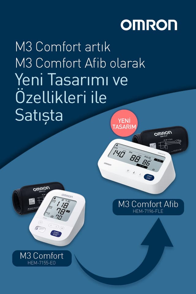 فشارسنج بازویی Omron با باتری و قابلیت استفاده آسان مدل M3 Comfort فشارسنج بازویی Omron با باتری و قابلیت استفاده آسان مدل M3 Comfort