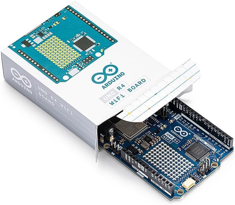 برد میکروکنترلر Arduino UNO R4 WiFi با ESP32 WiFi و Bluetooth مدل ABX00087 برد میکروکنترلر Arduino UNO R4 WiFi با ESP32 WiFi و Bluetooth مدل ABX00087
