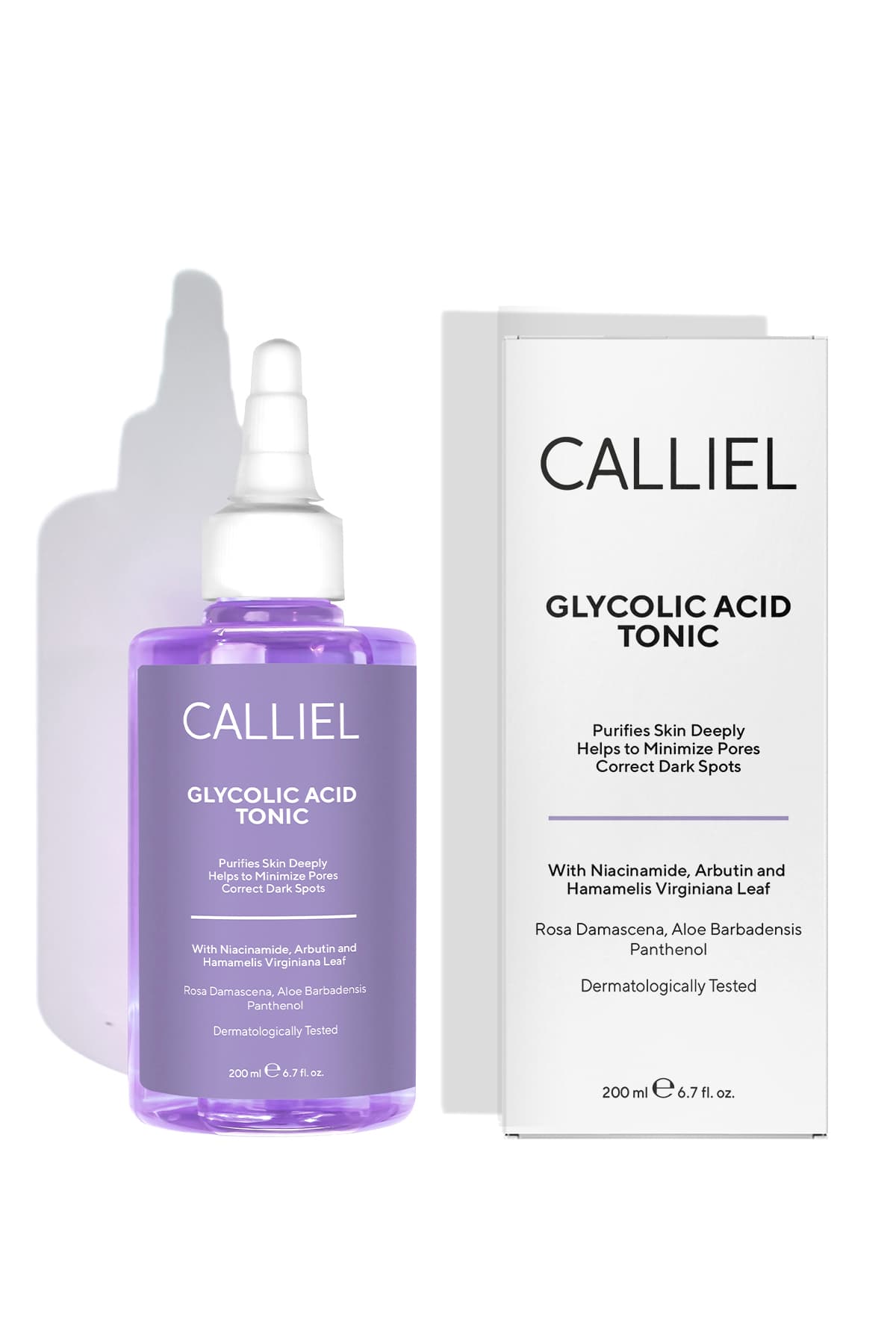 تونر CALLİEL ضدلک و جمعکننده منافذ حاوی گلیکولیک اسید 200 Ml تونر CALLİEL ضدلک و جمعکننده منافذ حاوی گلیکولیک اسید 200 Ml