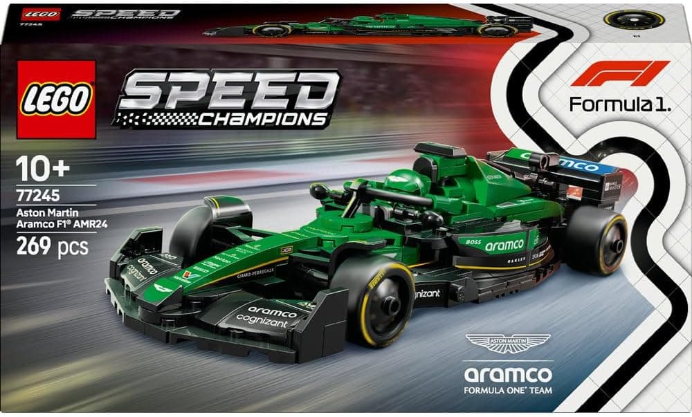 لگو Speed Champions ماشین مسابقه مدل Aston Martin Aramco F1 AMR24 77245 لگو Speed Champions ماشین مسابقه مدل Aston Martin Aramco F1 AMR24 77245