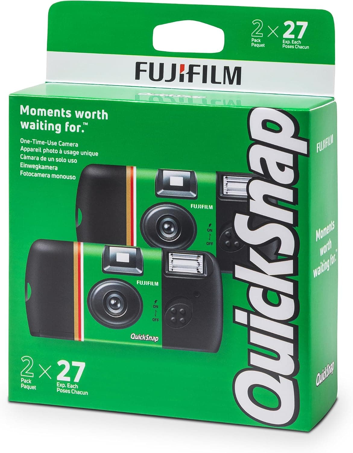 دوربین یکبارمصرف Fujifilm QuickSnap Flash 400 بسته 2 عددی دوربین یکبارمصرف Fujifilm QuickSnap Flash 400 بسته 2 عددی