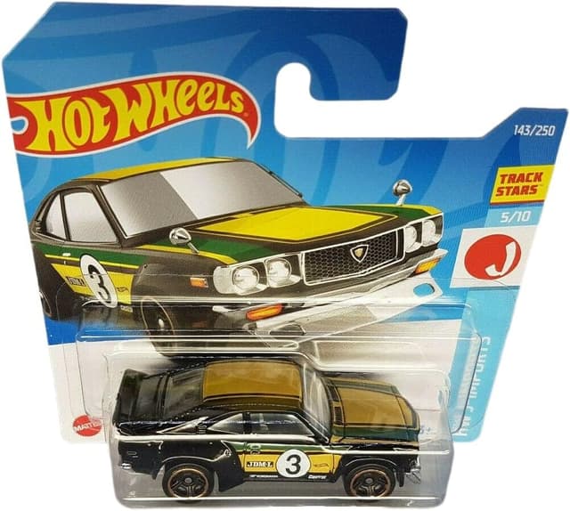 ماشین کلکسیونی Hot Wheels مدل Mazda RX-3 سری HW J-Imports 5/10 با طرح Castrol و Yokohama مدل HCV78 ماشین کلکسیونی Hot Wheels مدل Mazda RX-3 سری HW J-Imports 5/10 با طرح Castrol و Yokohama مدل HCV78