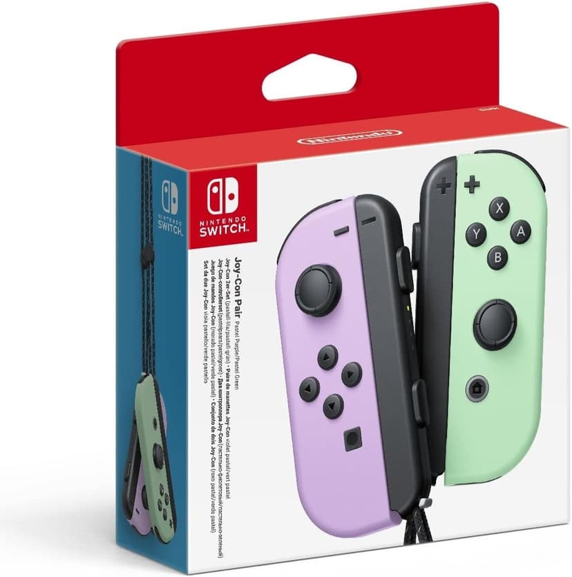 دسته بازی جفتی Nintendo Joy-Con بنفش پاستلی و سبز پاستلی برای Nintendo Switch دسته بازی جفتی Nintendo Joy-Con بنفش پاستلی و سبز پاستلی برای Nintendo Switch