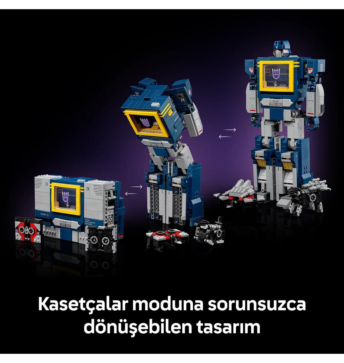 لگو Icons Transformers Soundwave مدل 10358 با 1505 قطعه لگو Icons Transformers Soundwave مدل 10358 با 1505 قطعه