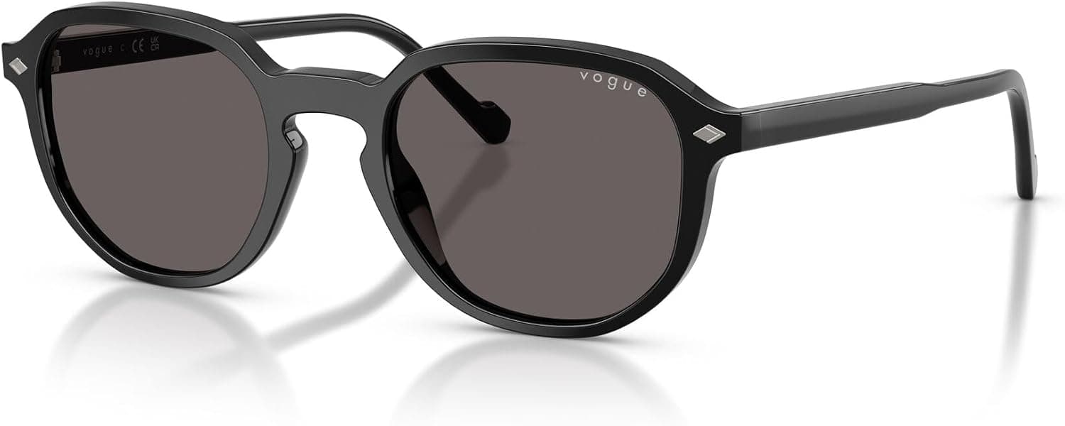 عینک آفتابی مردانه Vogue Eyewear مشکی مدل VO-0VO5707S-W44.87-51 عینک آفتابی مردانه Vogue Eyewear مشکی مدل VO-0VO5707S-W44.87-51